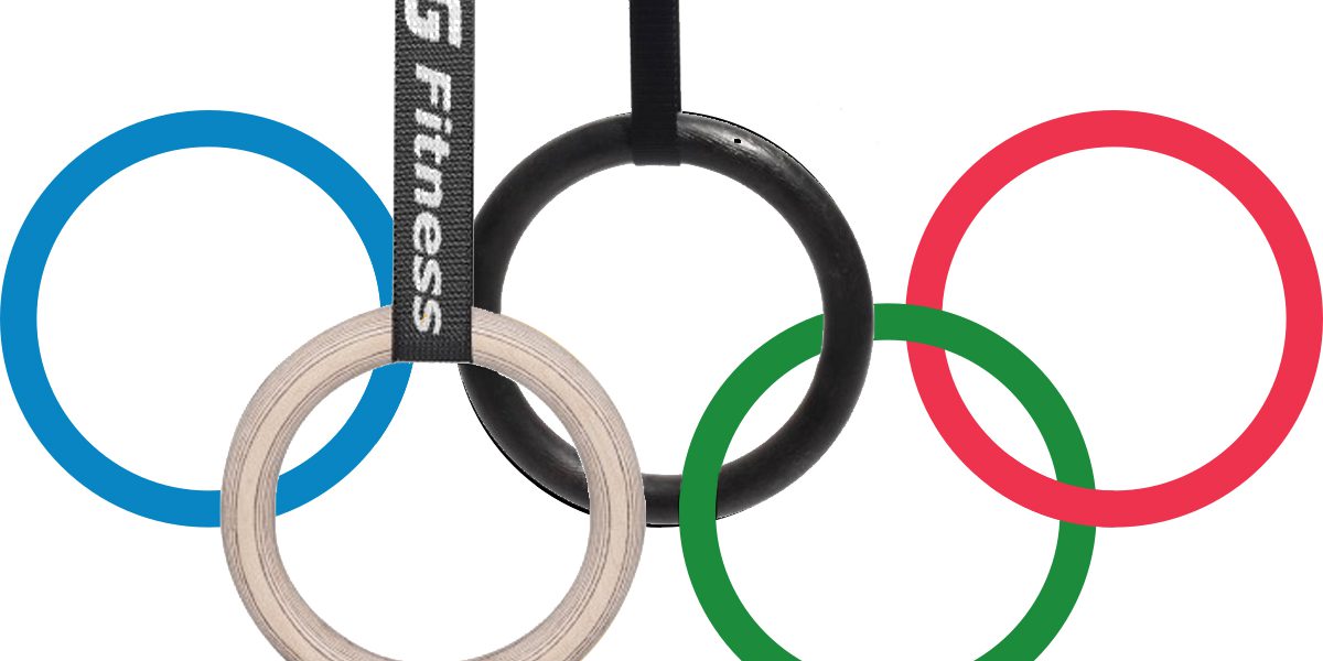 Hangel-Ringe stellen die olympische Ringe dar